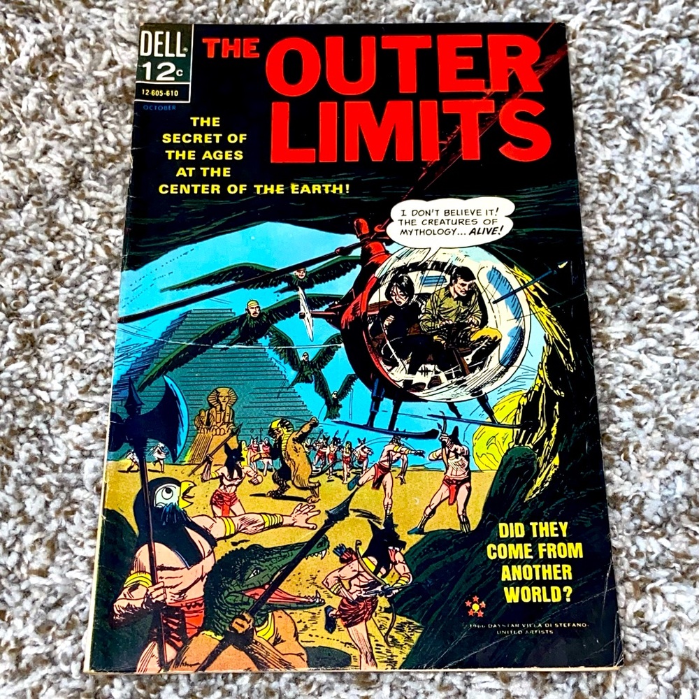 VINTAGE 1966 THE OUTER LIMITS Journey Into Center Earth Silver Age Comic #10